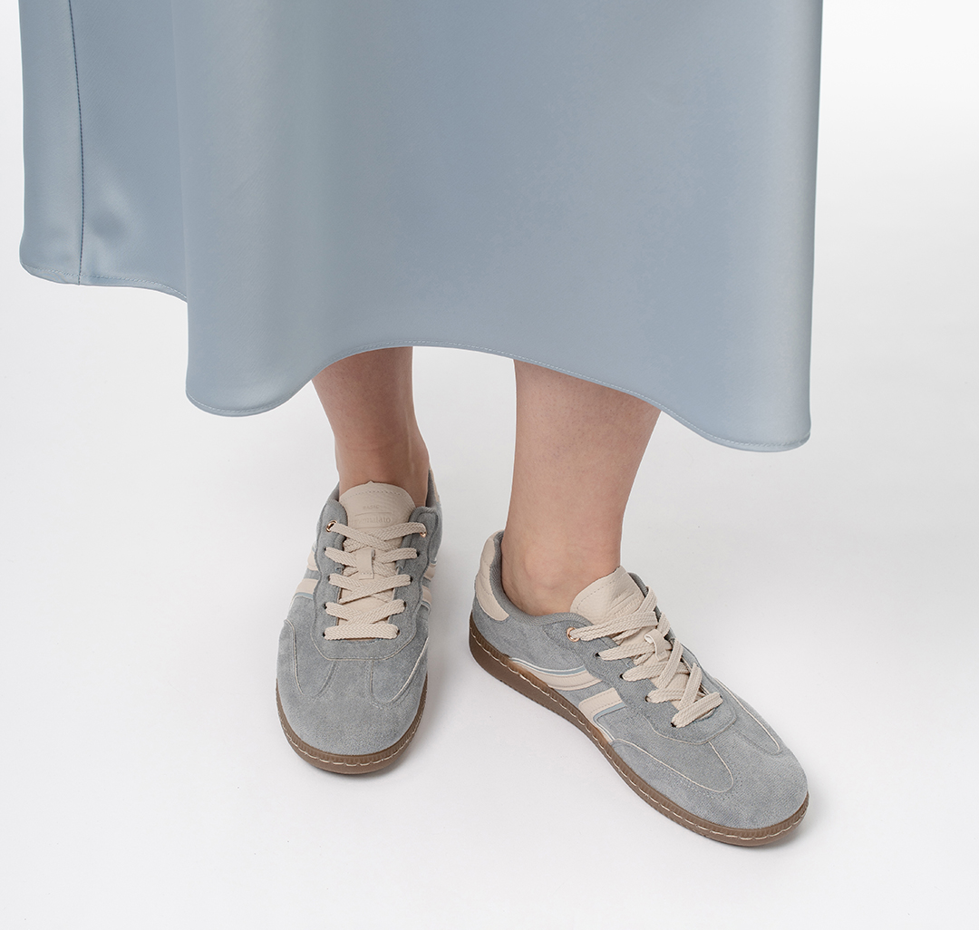 Кеды Мармалато, цвет голубой-молочный #8