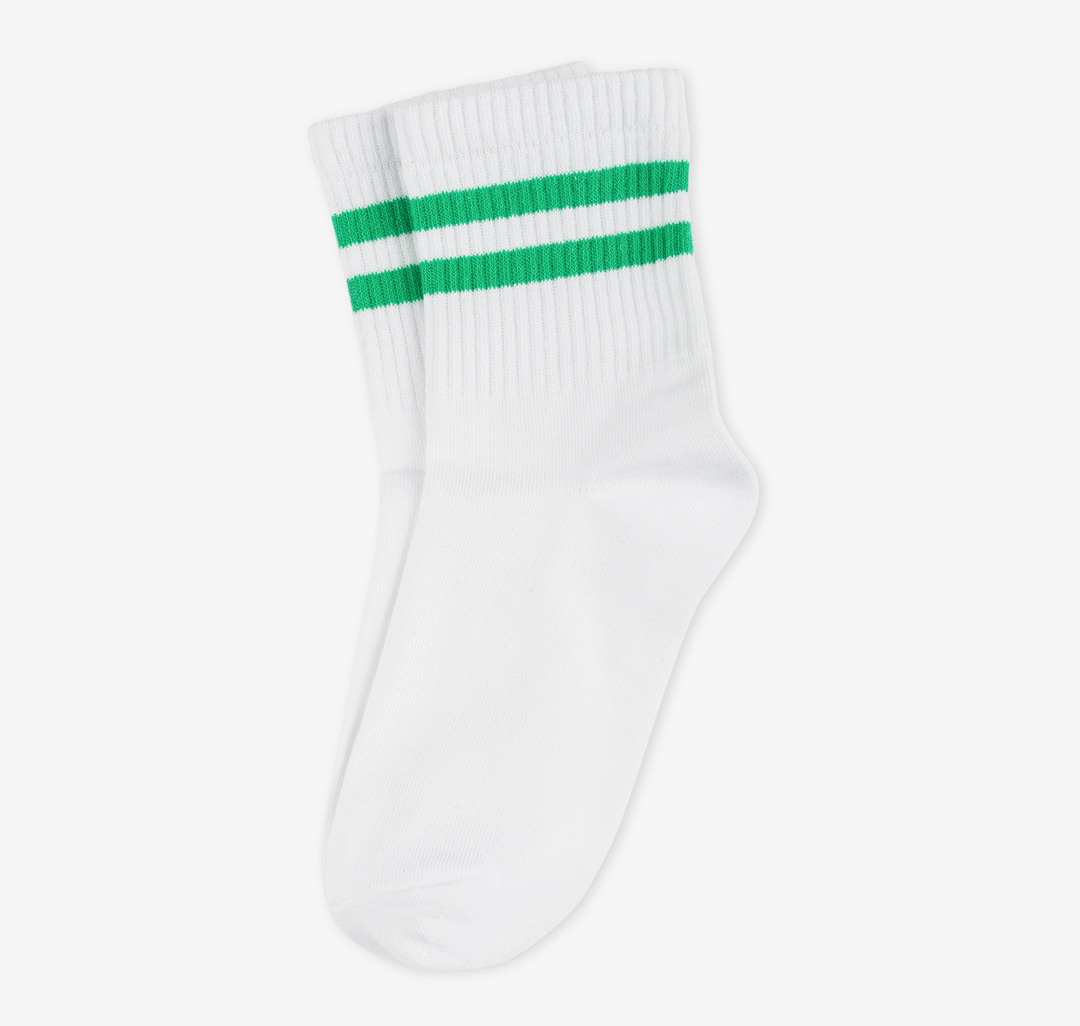Носки Мармалато, цвет Белый-зеленый #1