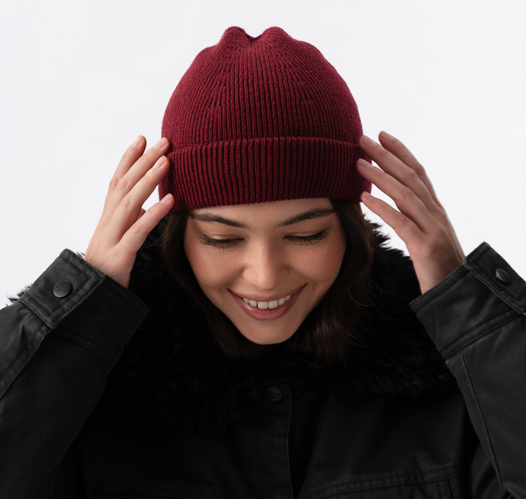 Шапка Мармалато, цвет бордовый #4