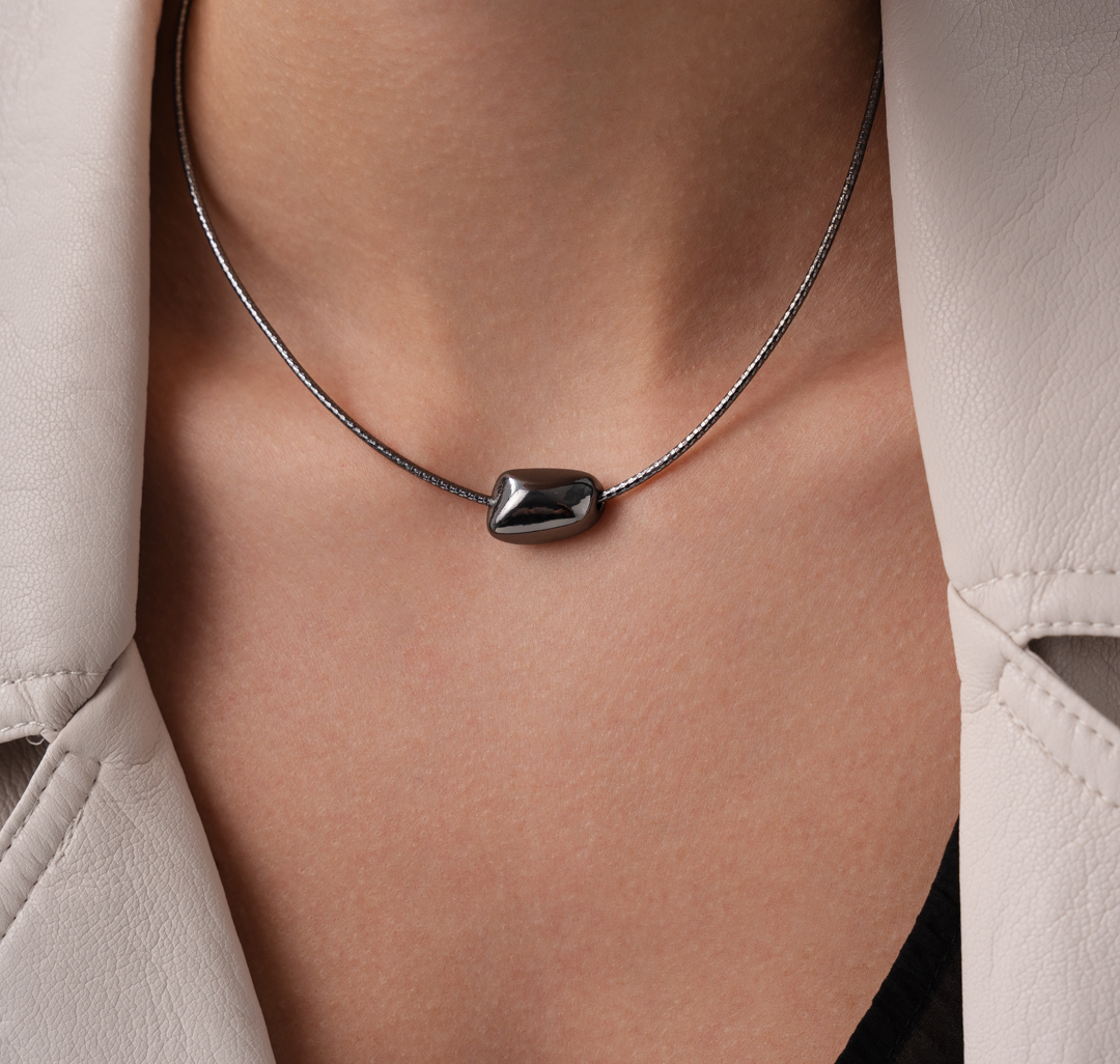 Колье Мармалато, цвет черный #2