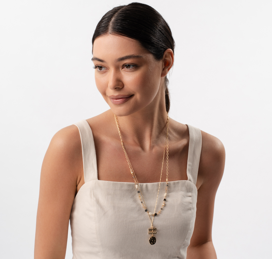 Колье Мармалато, цвет золото-мультиколор #2