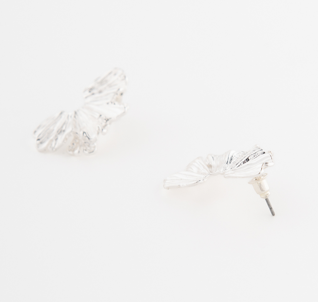 Серьги Мармалато, цвет Белое серебро #2