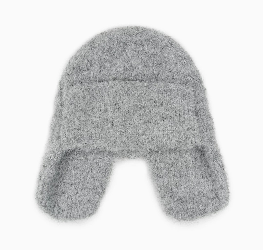 Шапка-ушанка Мармалато, цвет Светло-серый #4