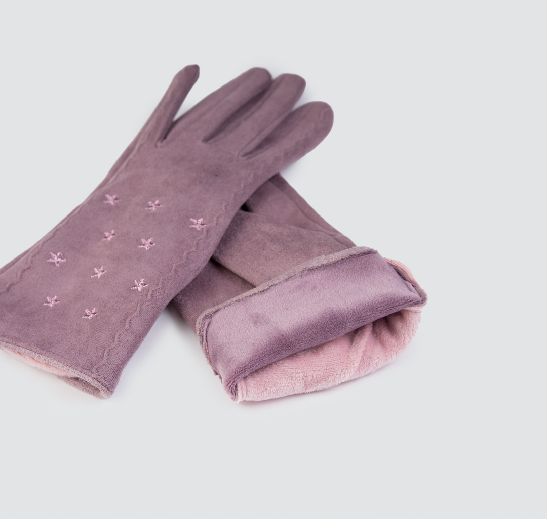 Женские перчатки Мармалато, цвет Лавандовый #3
