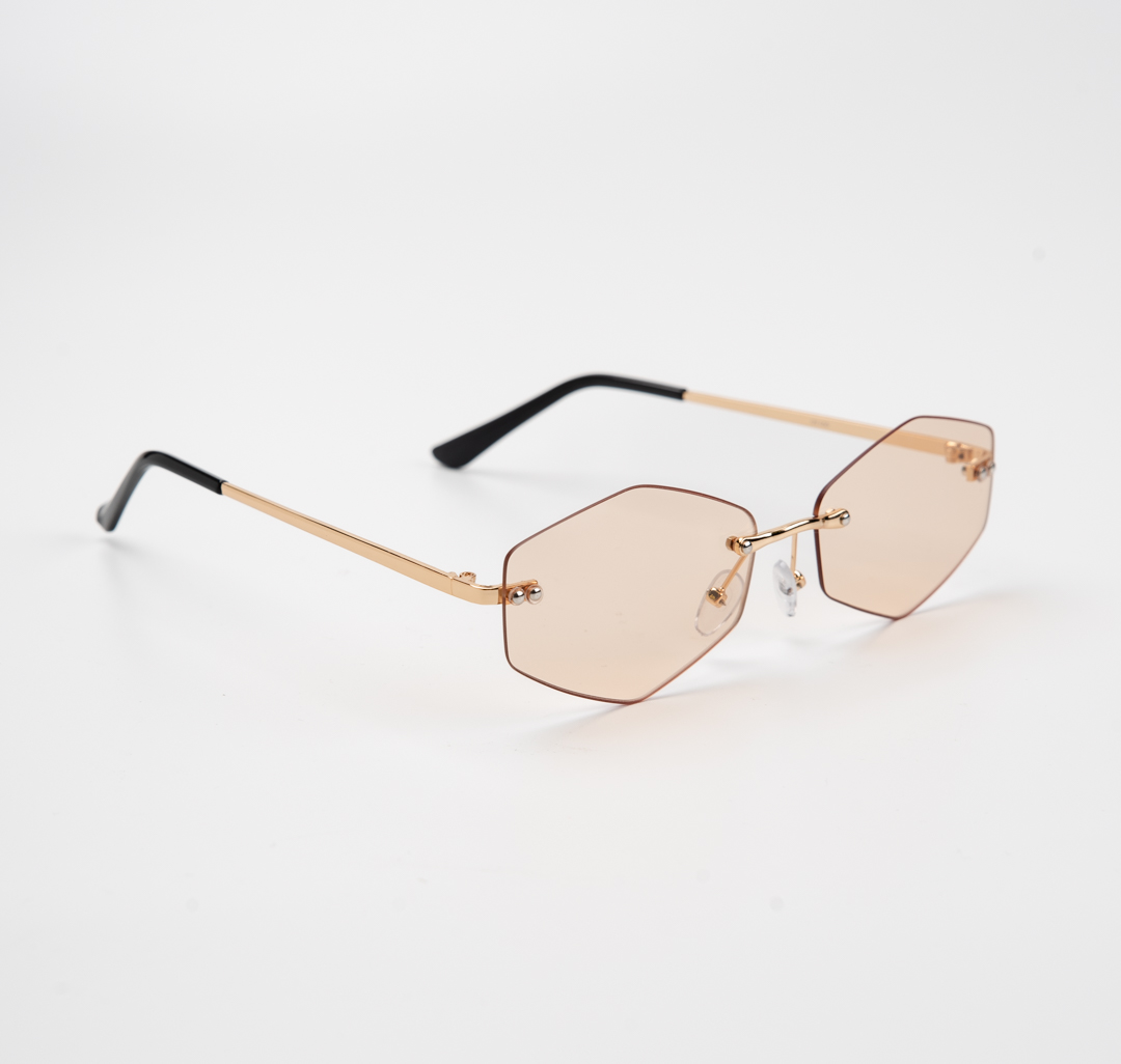 Очки с чехлом Мармалато, цвет бежевый-золото #4