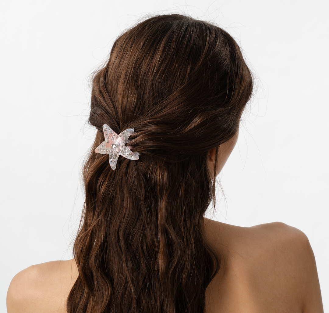 Заколка-краб Мармалато, цвет розовый-мультиколор #1