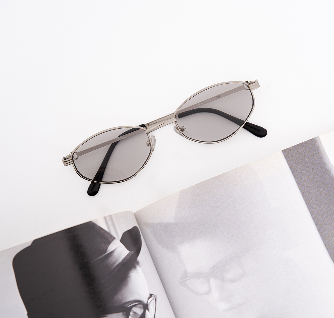 Очки с чехлом Мармалато, цвет Серебро-серый-черный #3