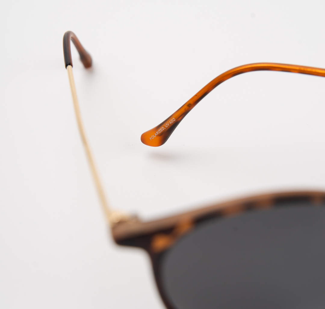 Очки с чехлом Мармалато, цвет черный-коричневый-золото #6