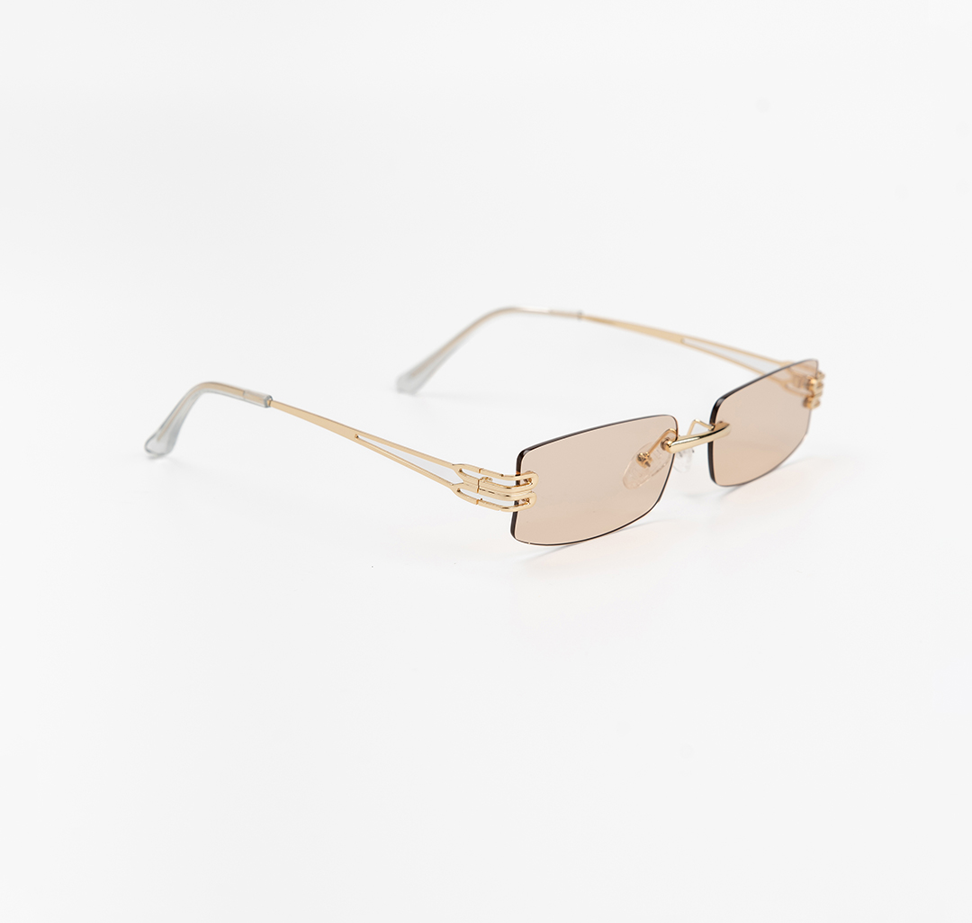 Очки с чехлом Мармалато, цвет бежевый-золото #5