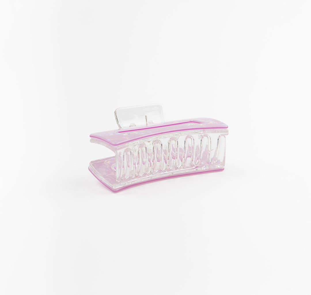 Заколка-краб Мармалато, цвет прозрачный-розовый-мультиколор #4