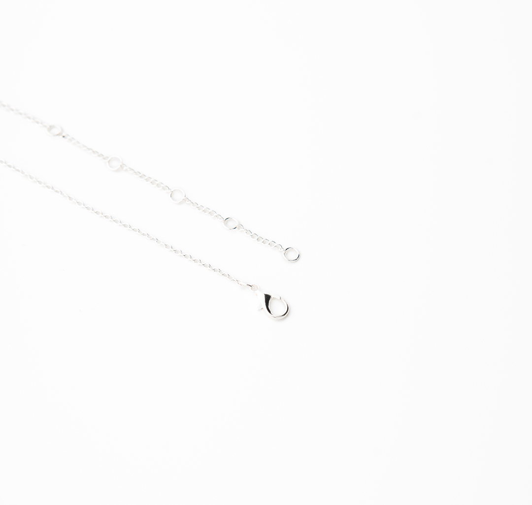 Колье Мармалато, цвет Белое серебро-прозрачный #3