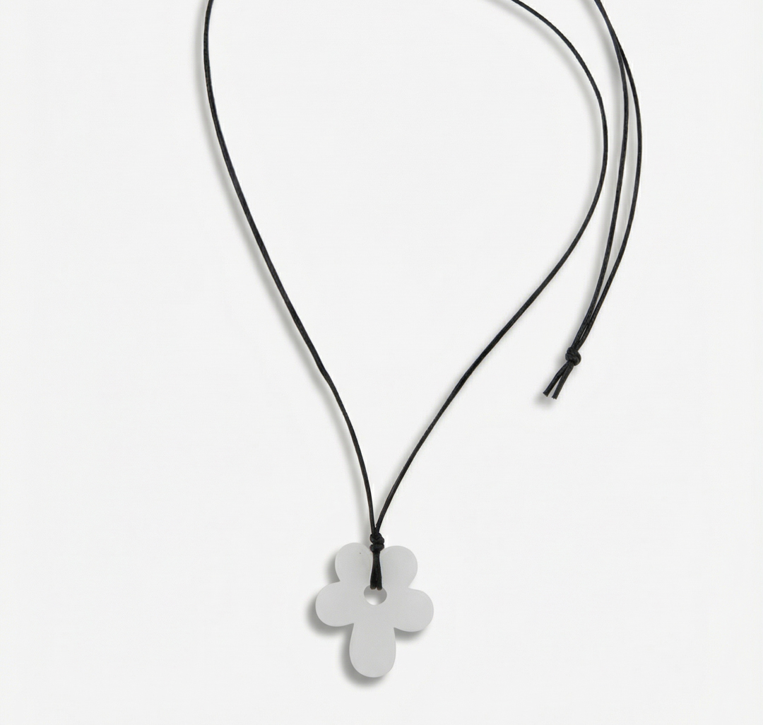 Колье Мармалато, цвет черный-молочный #4