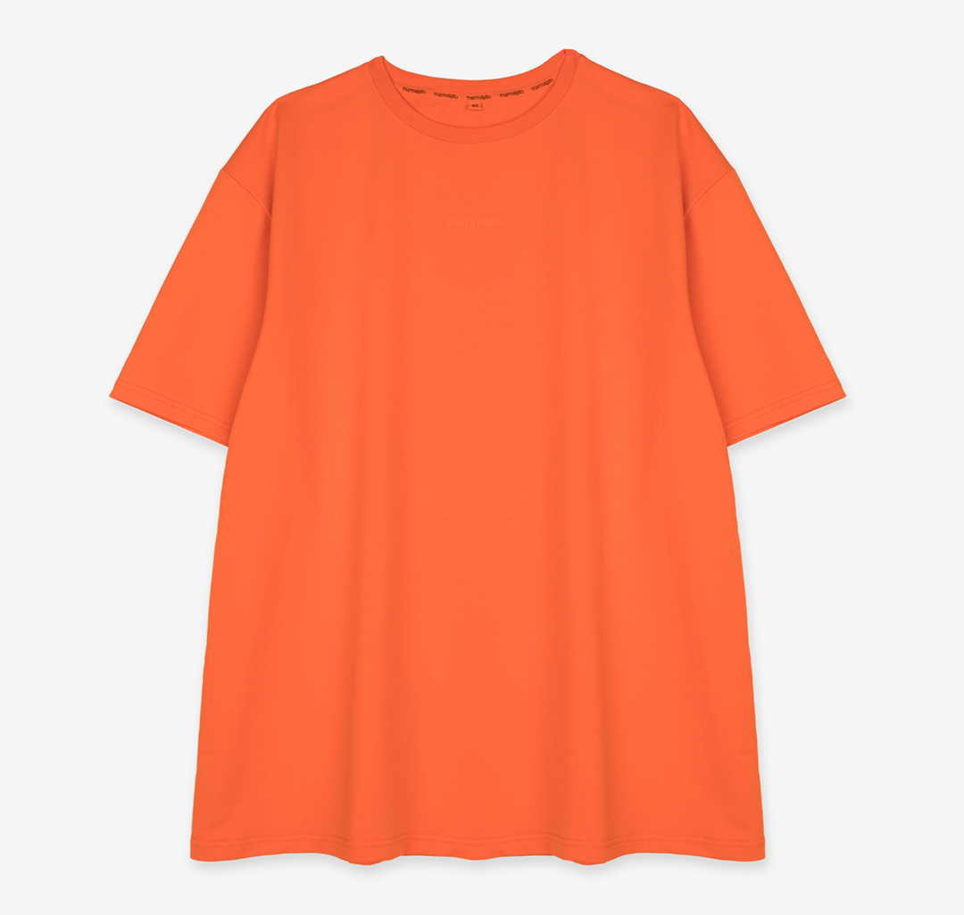 Платье-футболка Мармалато, цвет Оранжевый #3