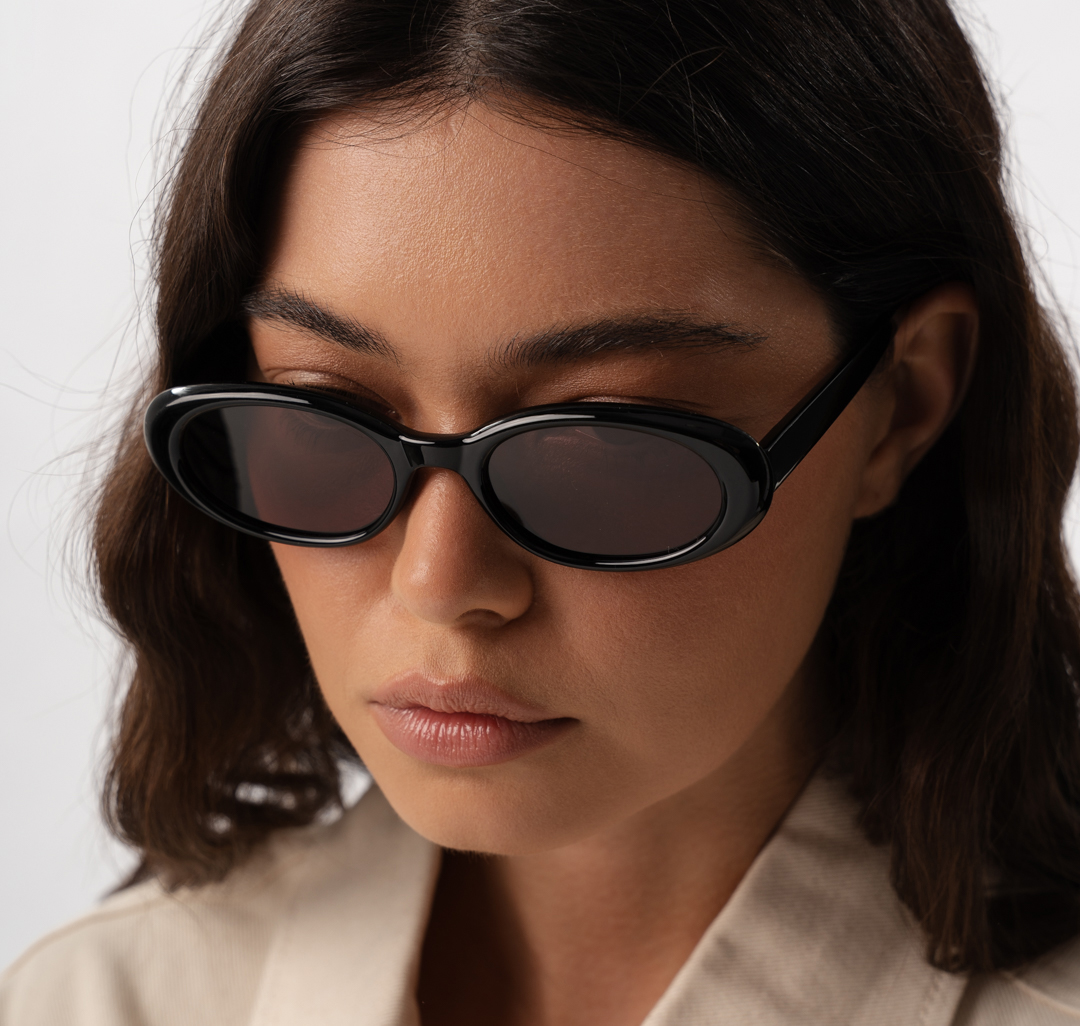 Очки с чехлом Мармалато, цвет черный-винный #2