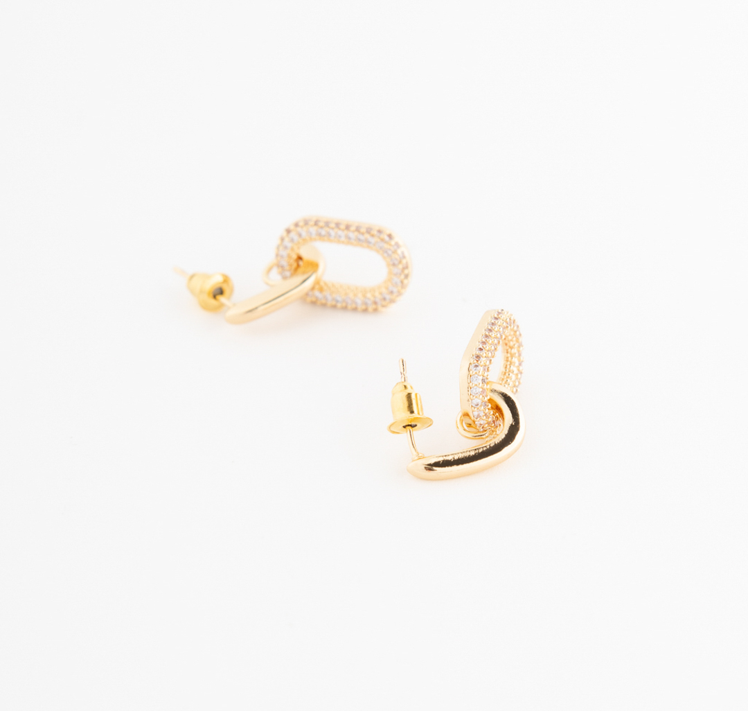 Серьги Мармалато, цвет Золото-прозрачный #2