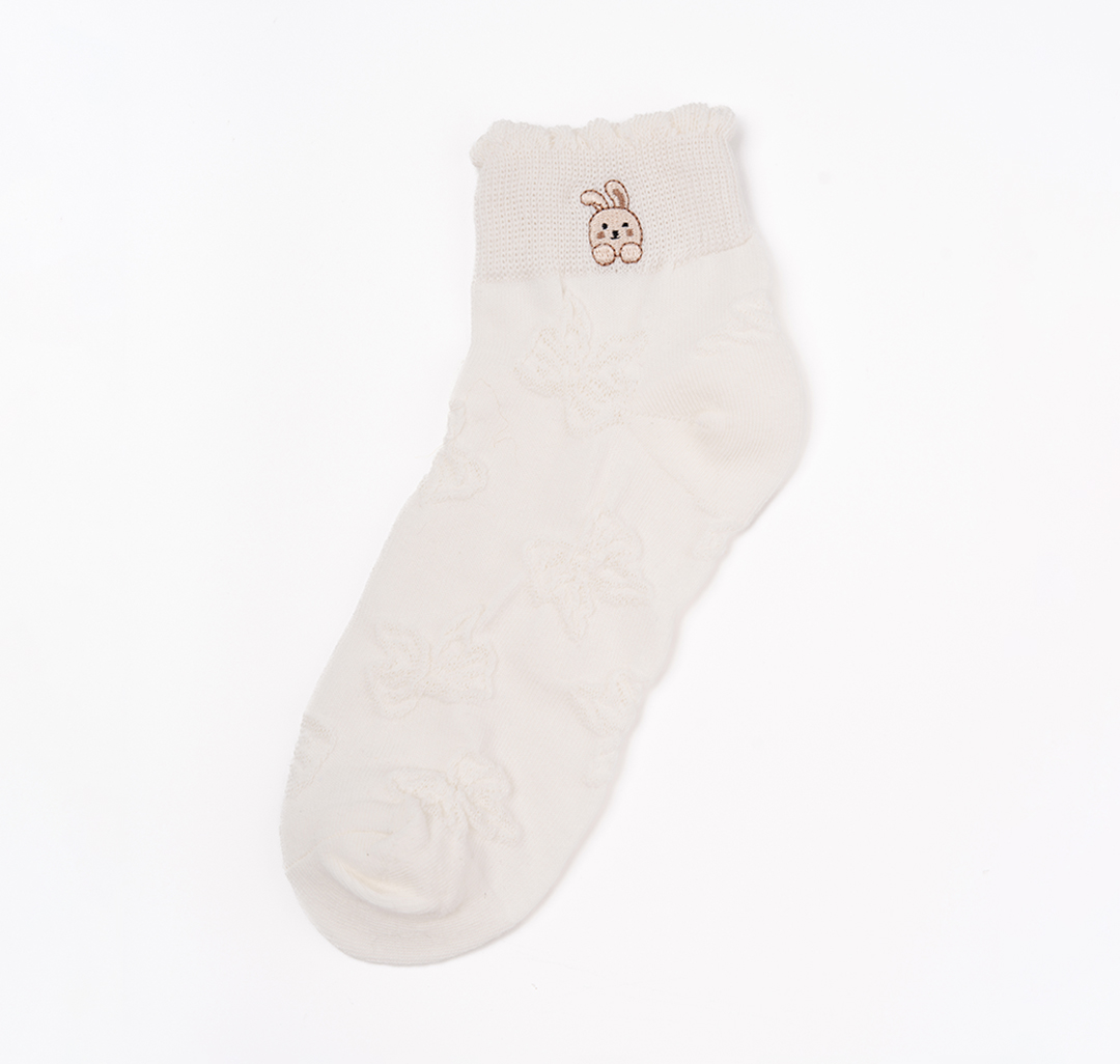 Носки (1 пара) Мармалато, цвет молочный-бежевый-черный #1