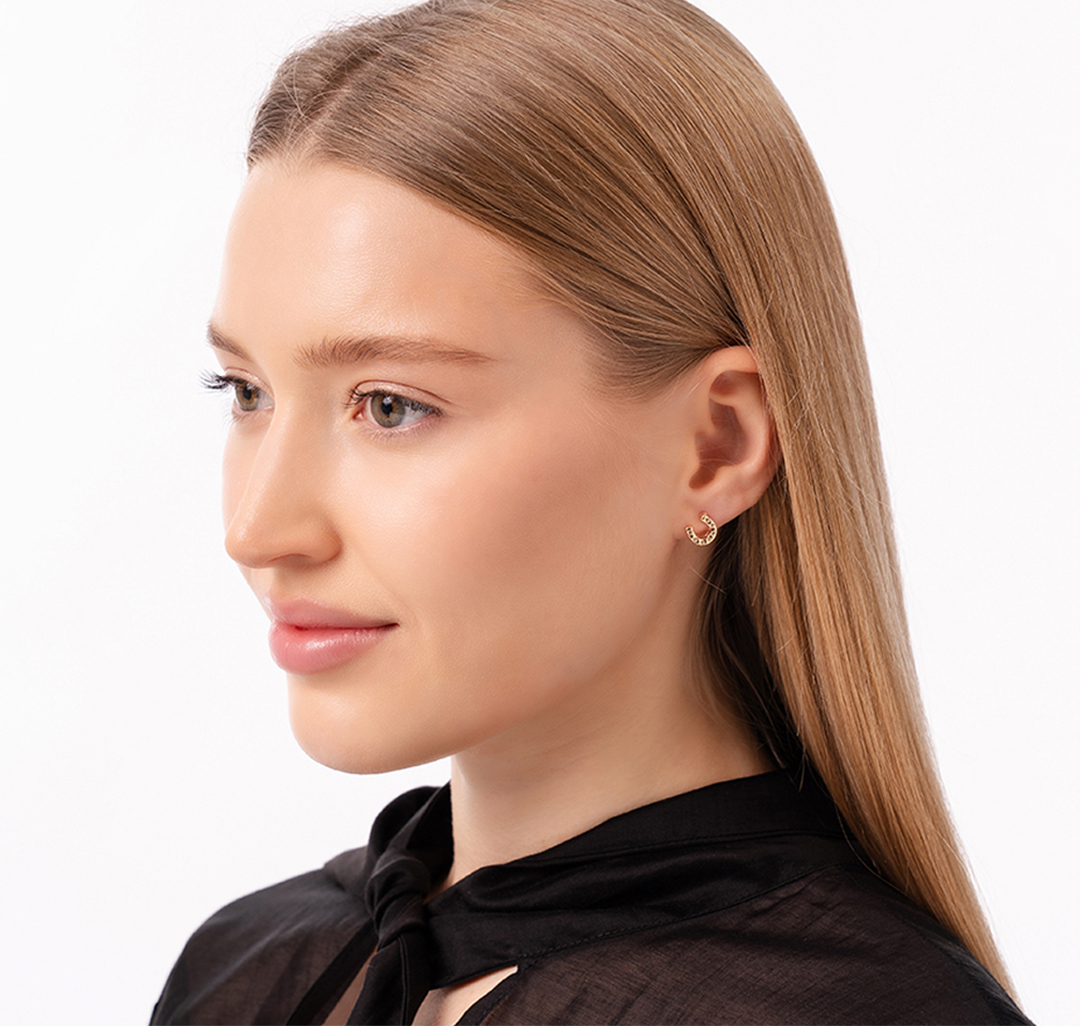 Серьги Мармалато, цвет золото #3