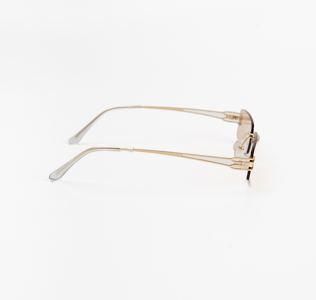 Очки с чехлом Мармалато, цвет бежевый-золото #6
