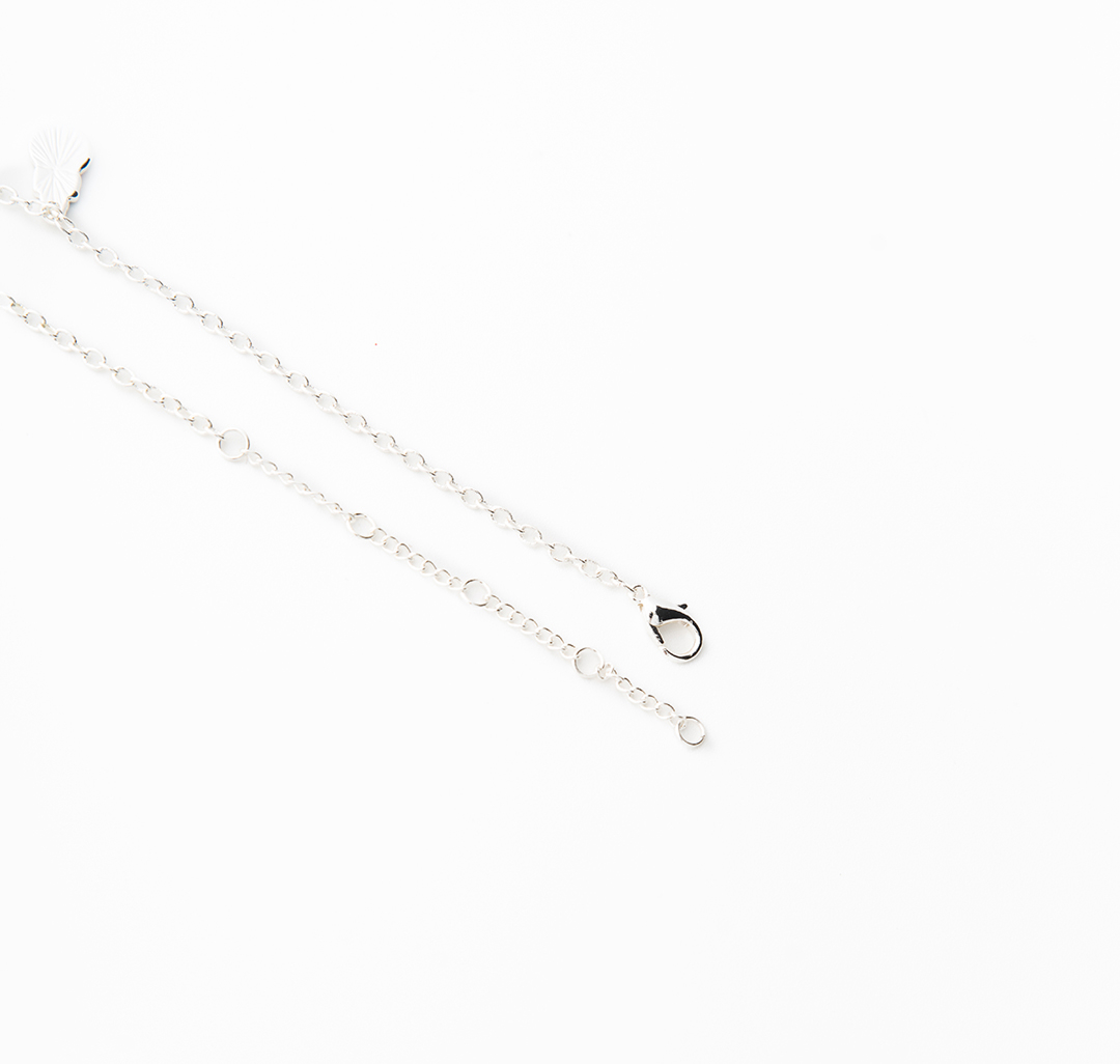 Колье Мармалато, цвет Белое серебро-мультиколор #3