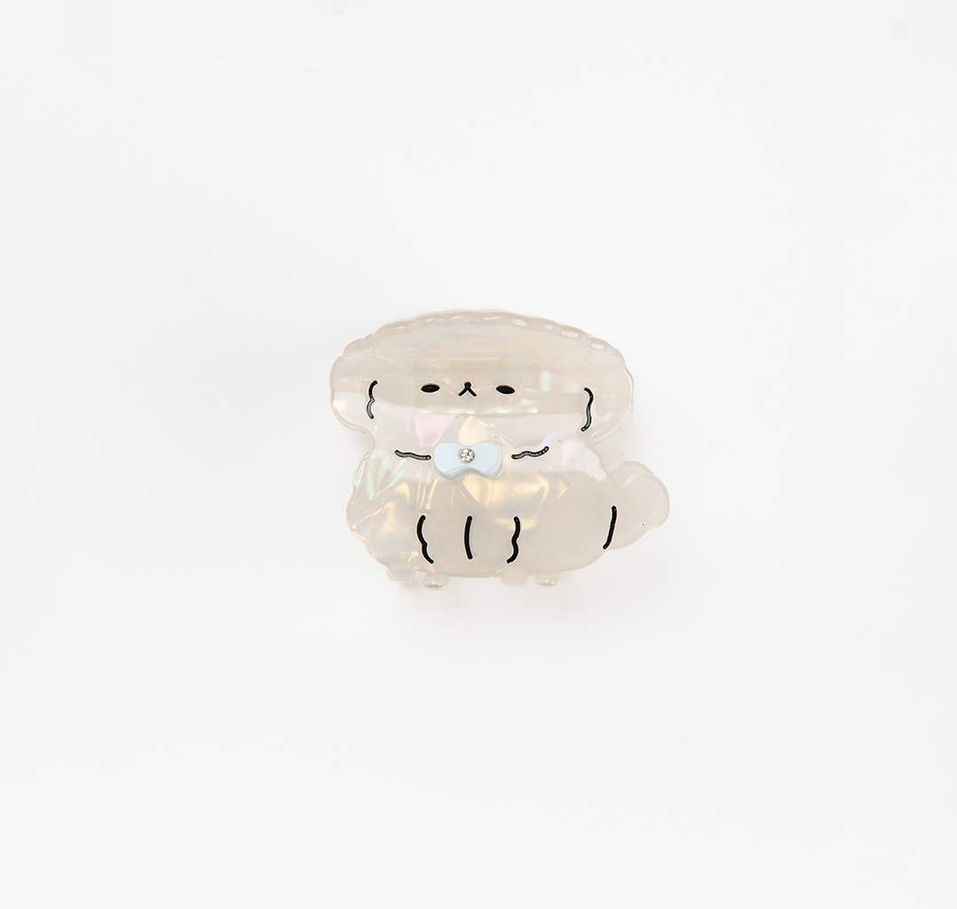 Заколка-краб Мармалато, цвет белый-голубой-мультиколор #3