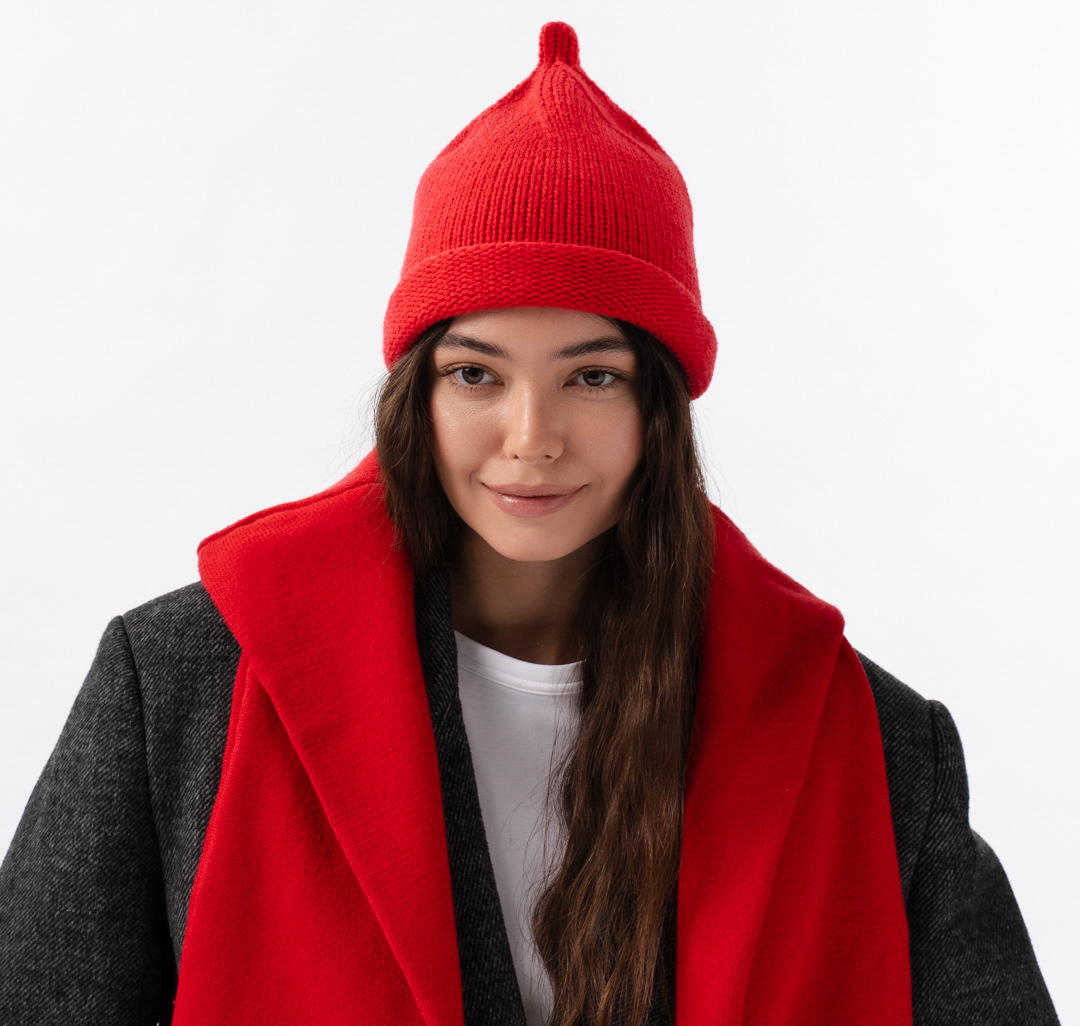 Шапка Мармалато, цвет красный #1