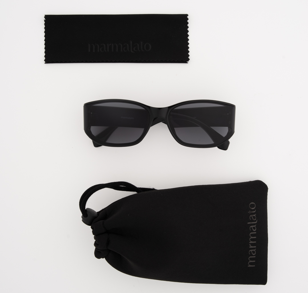 Очки с чехлом Мармалато, цвет черный-серебро #6