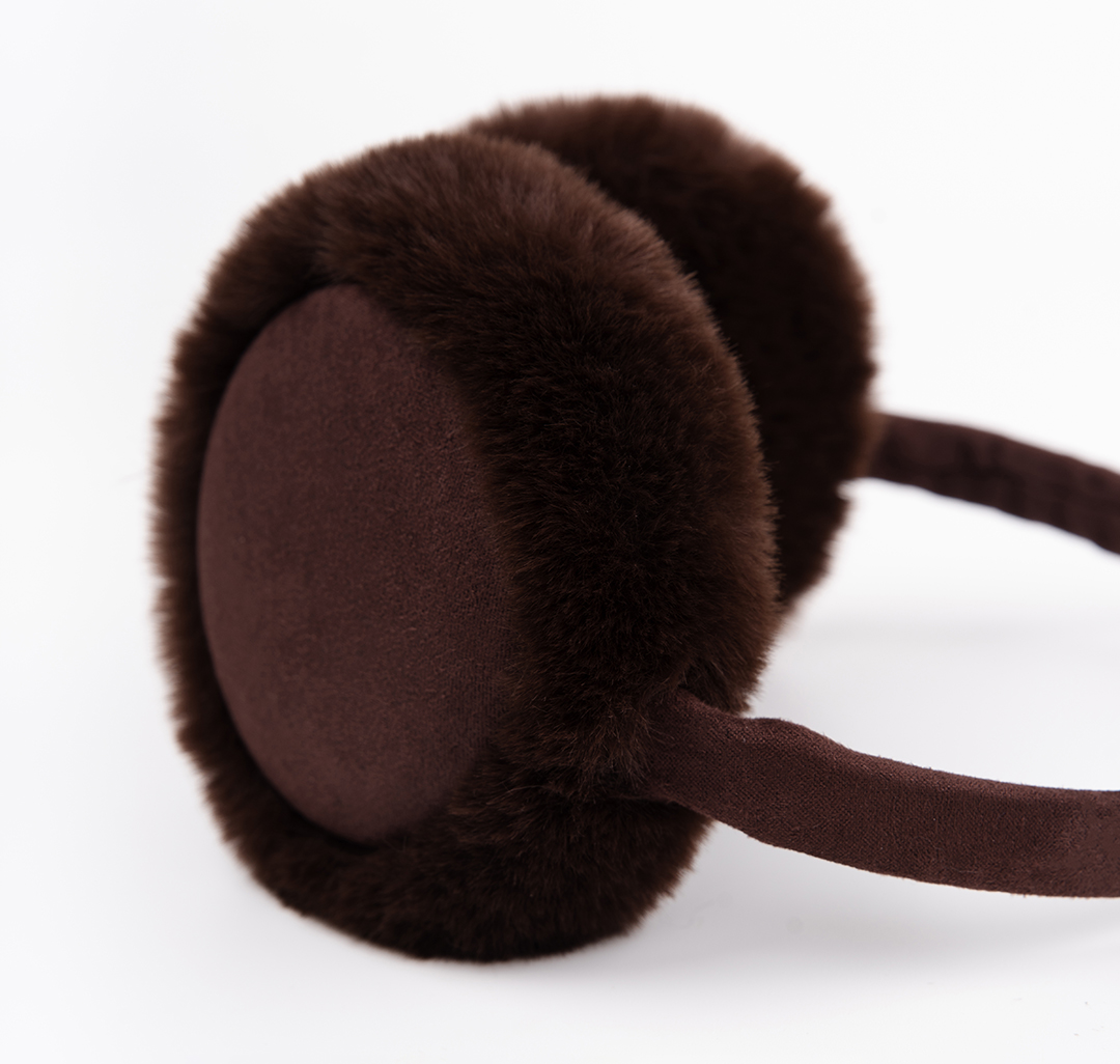 Наушники меховые Мармалато, цвет шоколадный #5