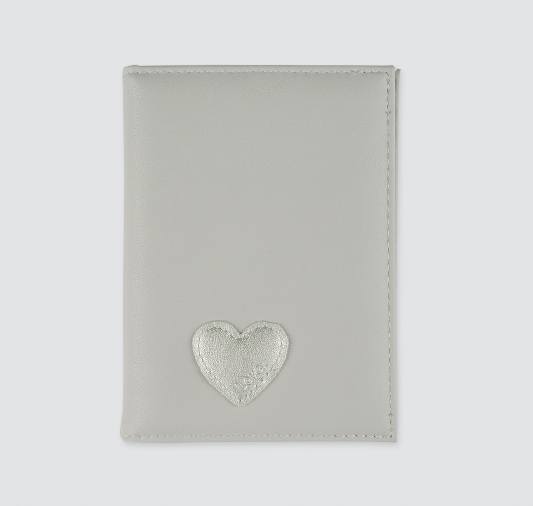 Обложка для паспорта Мармалато, цвет Серый-серебро #1