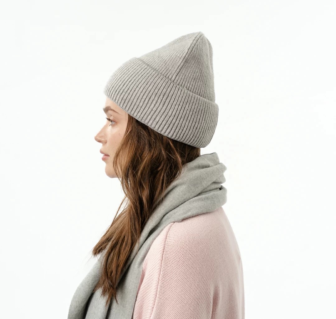 Шапка Мармалато, цвет светло-серый #2