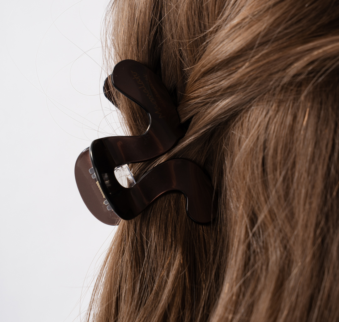 Заколка-краб Мармалато, цвет коричневый-бежевый #2