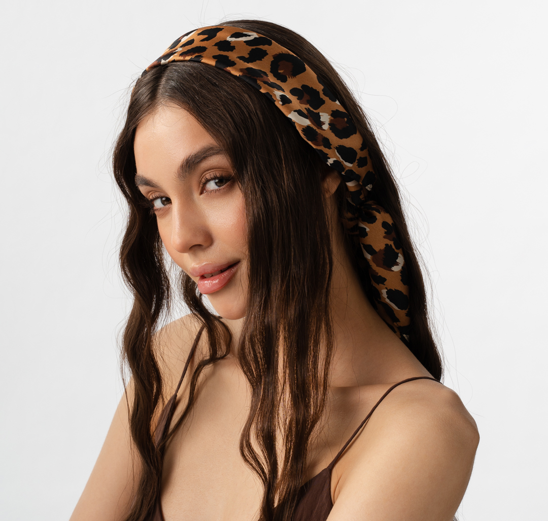 Платок Мармалато, цвет коричневый-черный #1