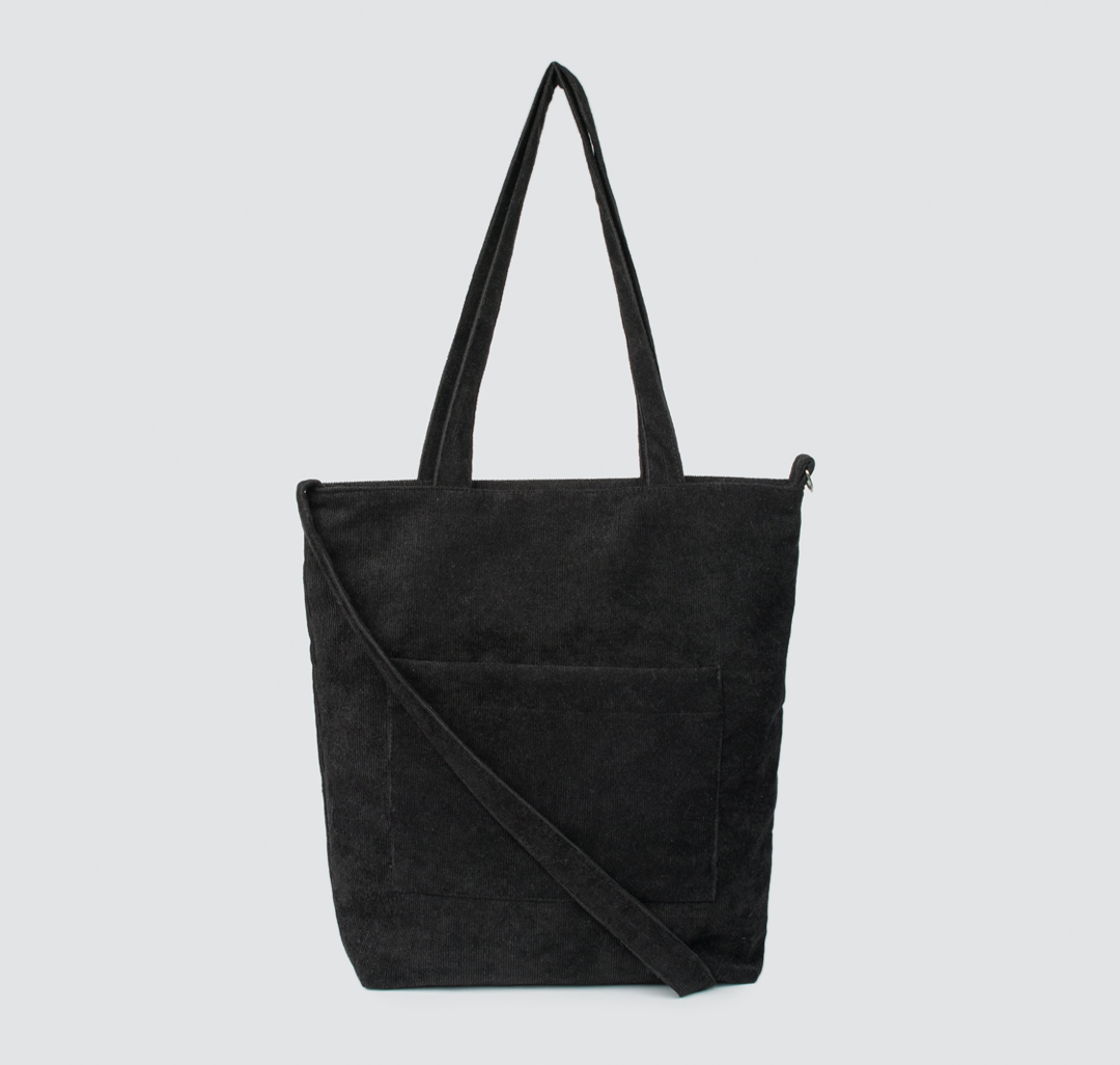 Текстильная сумка шоппер Мармалато, цвет Черный-серебро #1