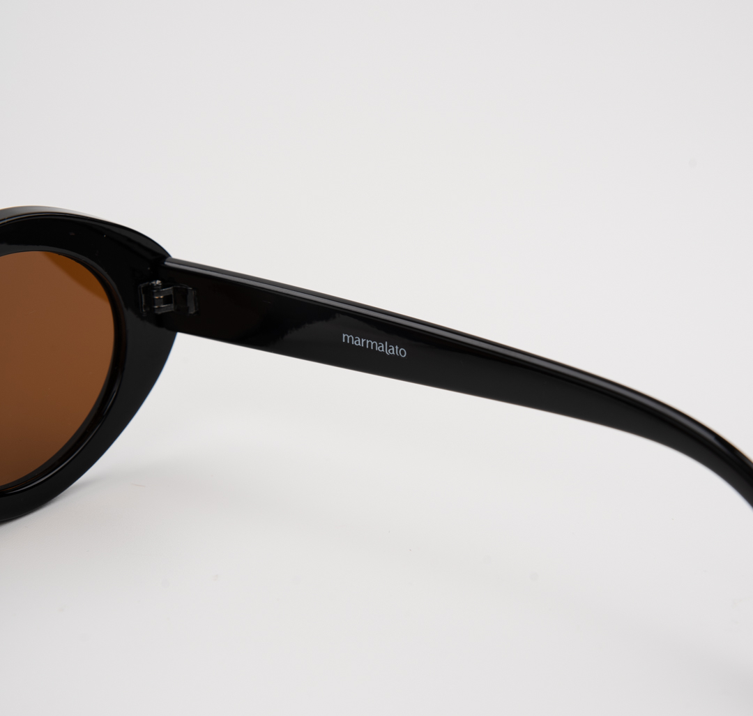 Очки с чехлом Мармалато, цвет черный-коричневый-золото #6