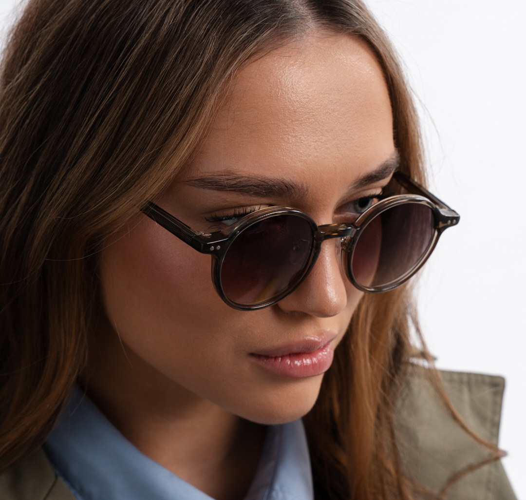 Очки с чехлом Мармалато, цвет Хаки-серебро #1