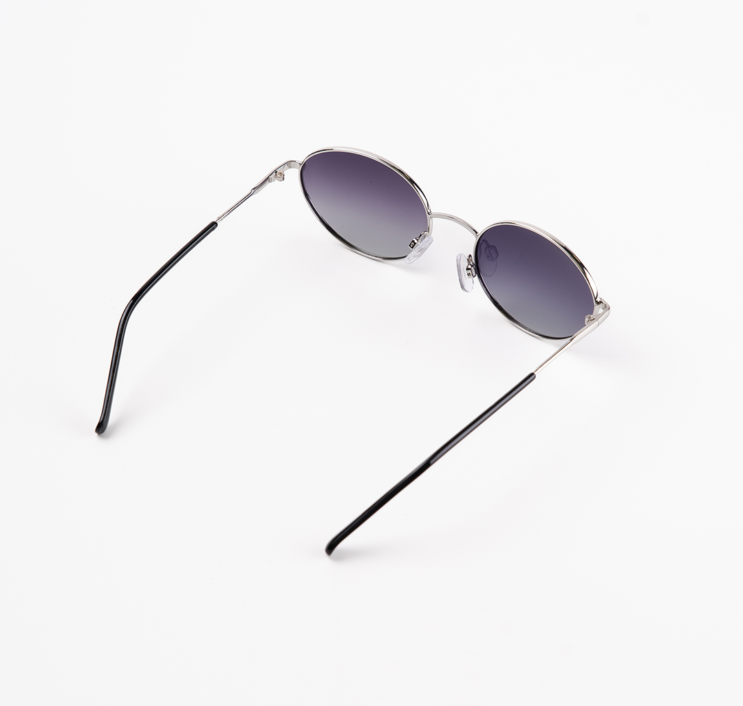 Очки солнцезащитные с поляризацией черные-СЕРЕБРО Мармалато, цвет Черный-серебро #6