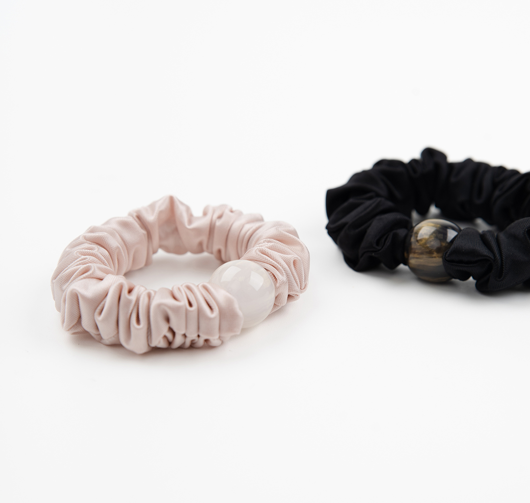 Набор резинок (2 шт) Мармалато, цвет черный-молочный #4