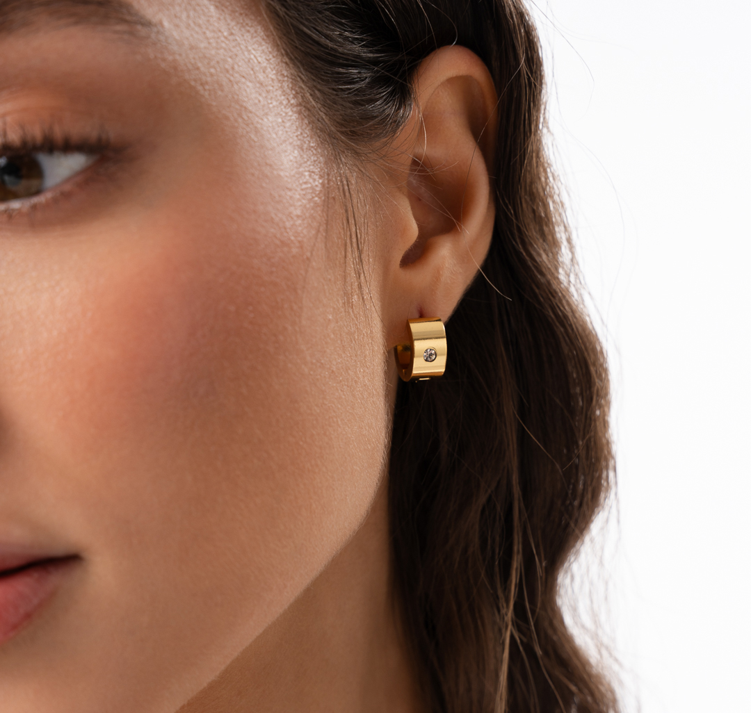 Серьги Мармалато, цвет Золото-прозрачный #4