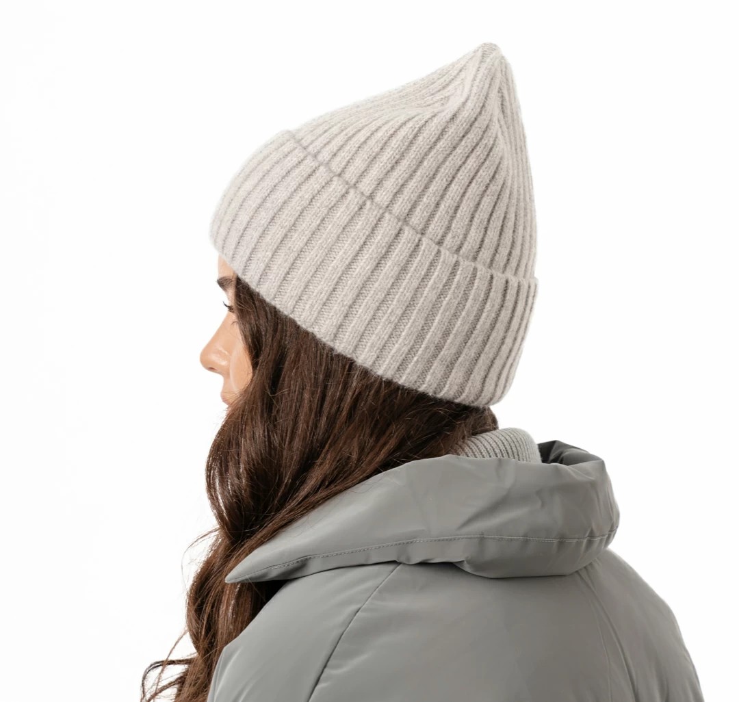 Шапка Мармалато, цвет светло-серый #2