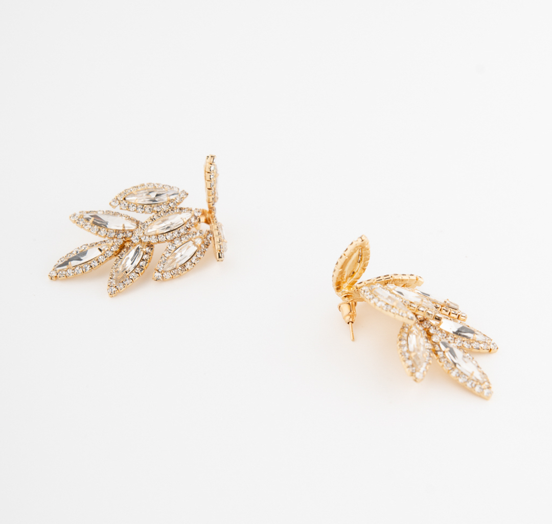 Серьги Мармалато, цвет Золото-прозрачный #2