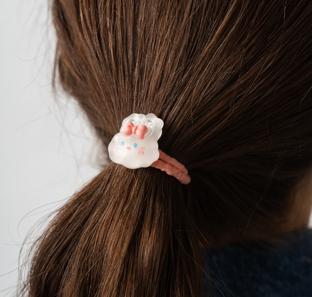 Набор резинок (2 шт) Мармалато, цвет персиковый-мультиколор #2