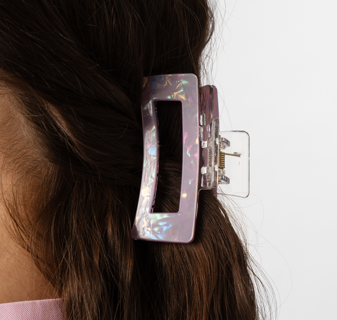 Заколка-краб Мармалато, цвет прозрачный-розовый-мультиколор #2