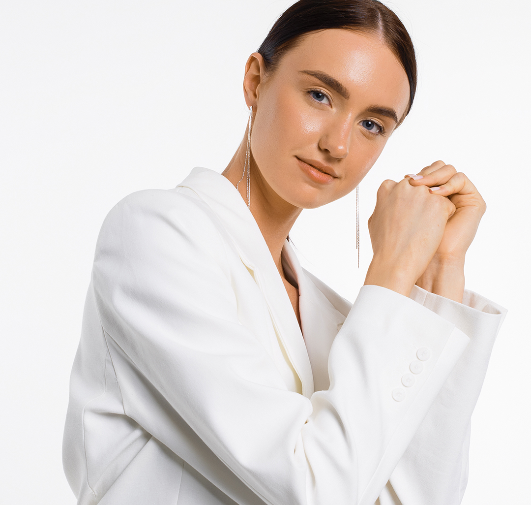 Набор серег (3 пары) Мармалато, цвет золото-белое серебро-жемчуг #3