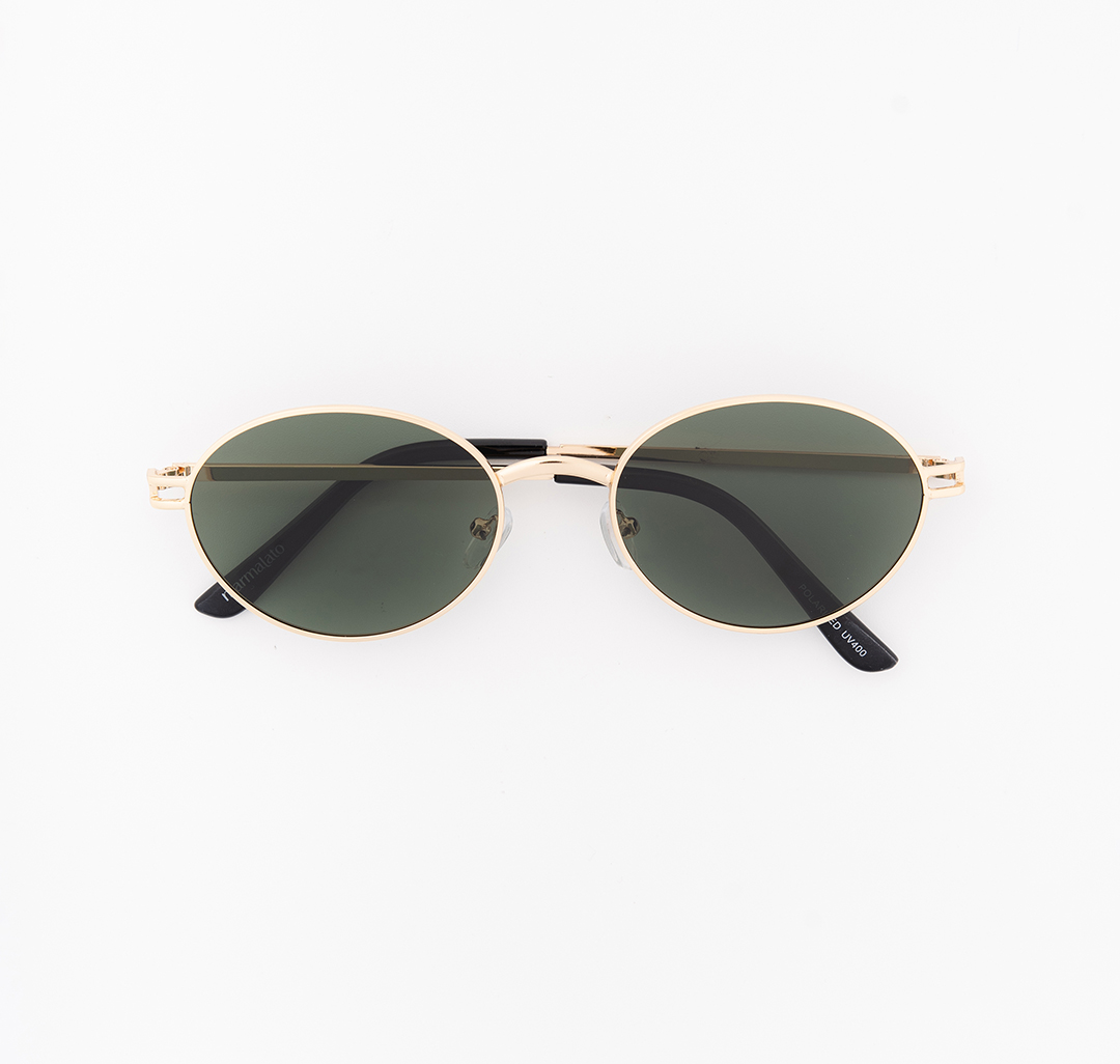 Очки с чехлом Мармалато, цвет Темно-зеленый-золото #4