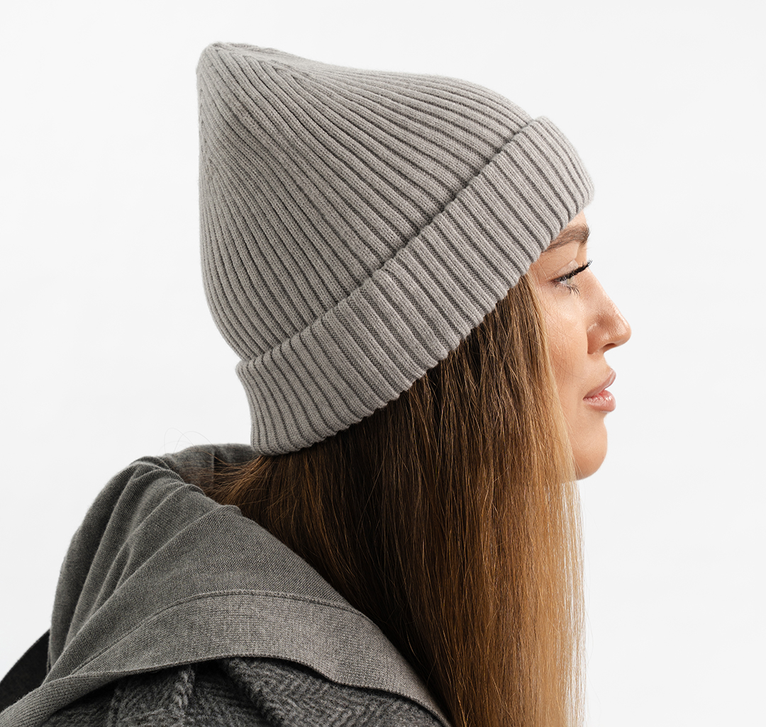 Шапка Мармалато, цвет светло-серый #2