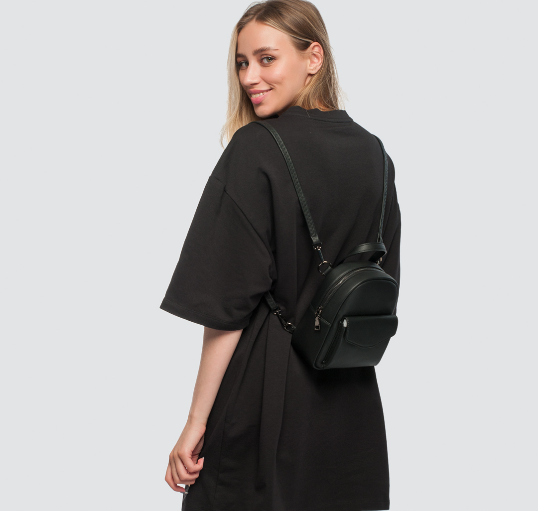 Рюкзак женский из искусственной кожи Мармалато, цвет Черный #3