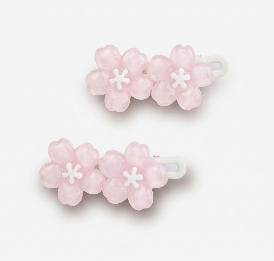 Набор зажимов (2 шт) Мармалато, цвет розовый-мультиколор #3