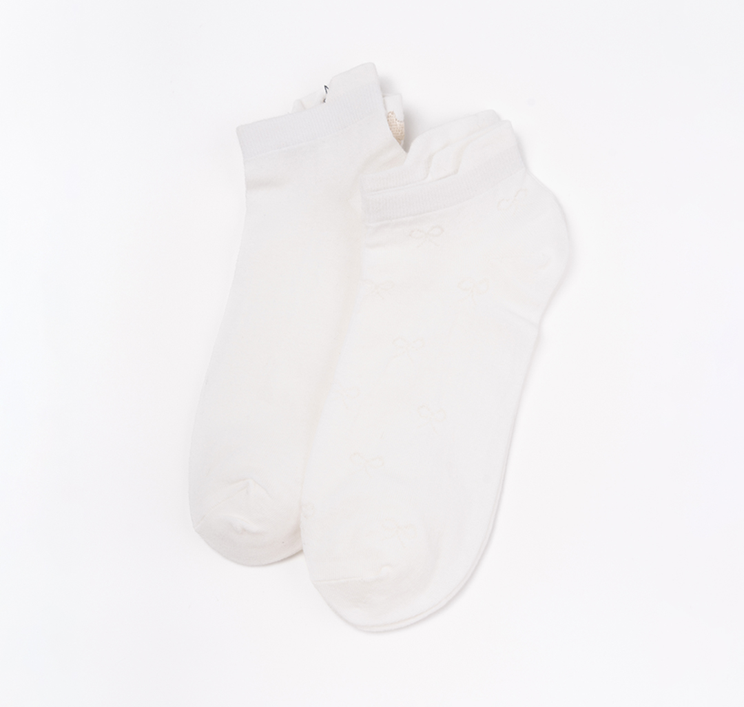 Носки (2 пары) Мармалато, цвет молочный-черный #2