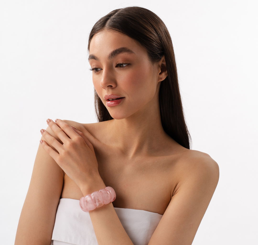 Браслет Мармалато, цвет розовый #1