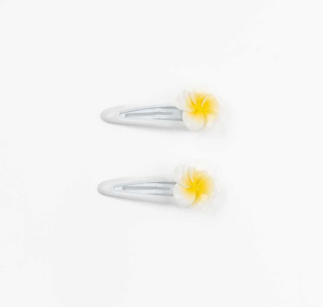 Набор зажимов (2 шт) Мармалато, цвет белый-желтый #3