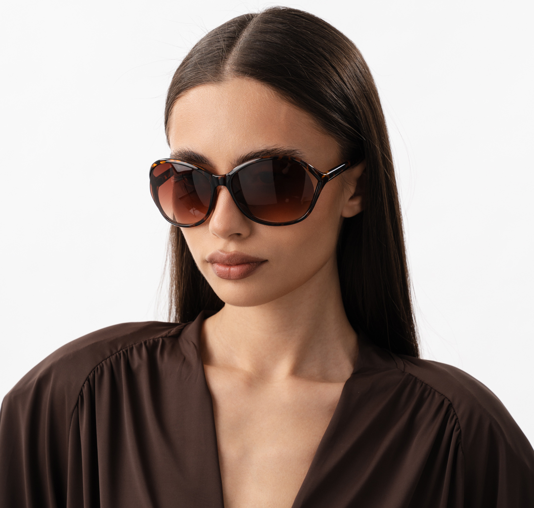 Очки с чехлом Мармалато, цвет коричневый-бежевый #2